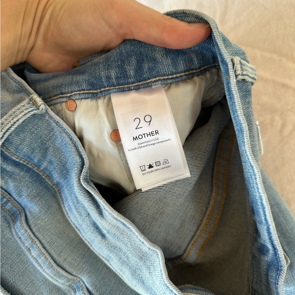 Mother Denim High Waisted Hiker Hover in Innerspace Size 29 LIKE NEW - Picture 12 of 14